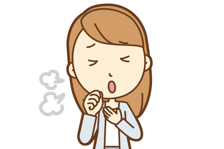 呼吸器系症状のイメージ